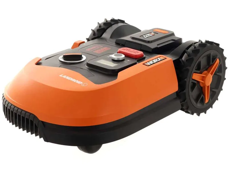 Worx Landroid WR147E.1 - Robot tondeuse - Avec périmètre - Batterie 20V et 4 Ah - L1000 - Capteurs d'obstacles