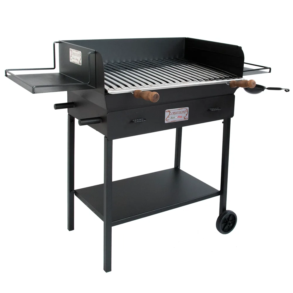 Cruccolini Festa Plus - Barbecue en fer artisanal à bois et charbon