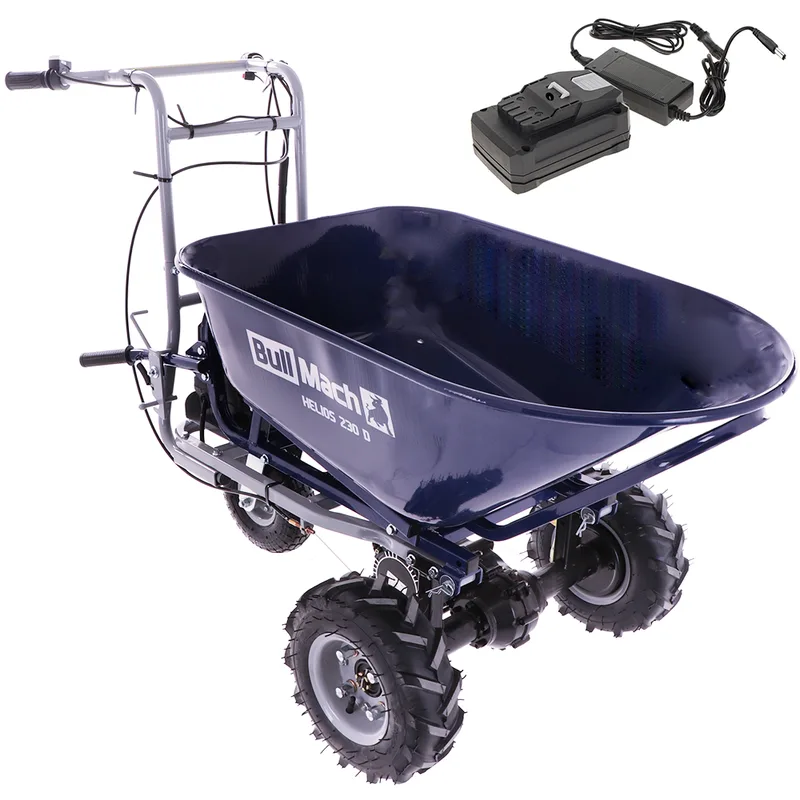 Brouette électrique BullMach Helios 230 D avec 2 batteries 48V 2Ah
