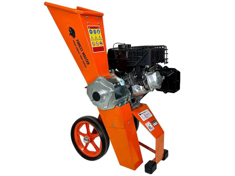 Forest Master FM6DD-MUL - Broyeur de branches et végétaux thermique - Moteur à essence LCT 6 CV