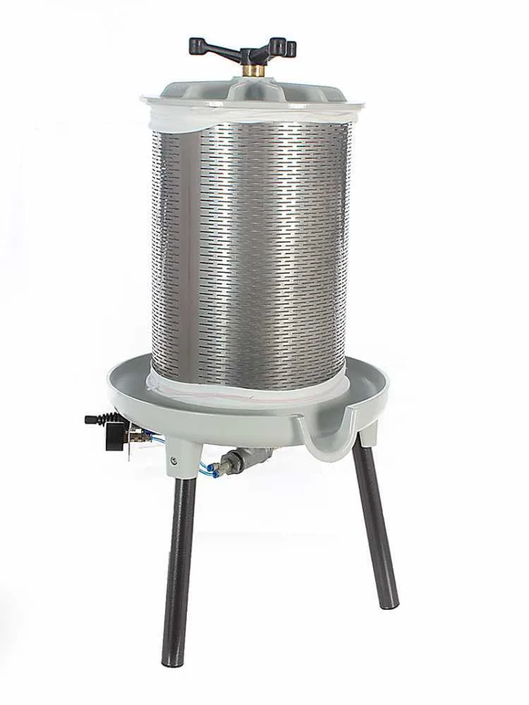 Grifo PEA40 - Pressoir pneumatique pour fruits 40 L – Cuve en acier inoxydable
