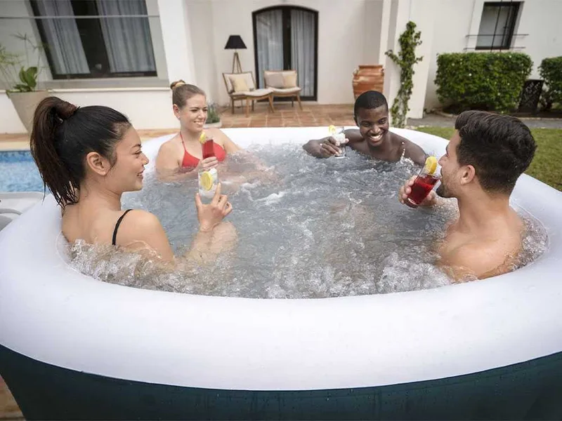 Bestway Lay-Z-Spa Ibiza AirJet 6002U - Ø180x66 cm - Spa gonflable pour 4-6 personnes