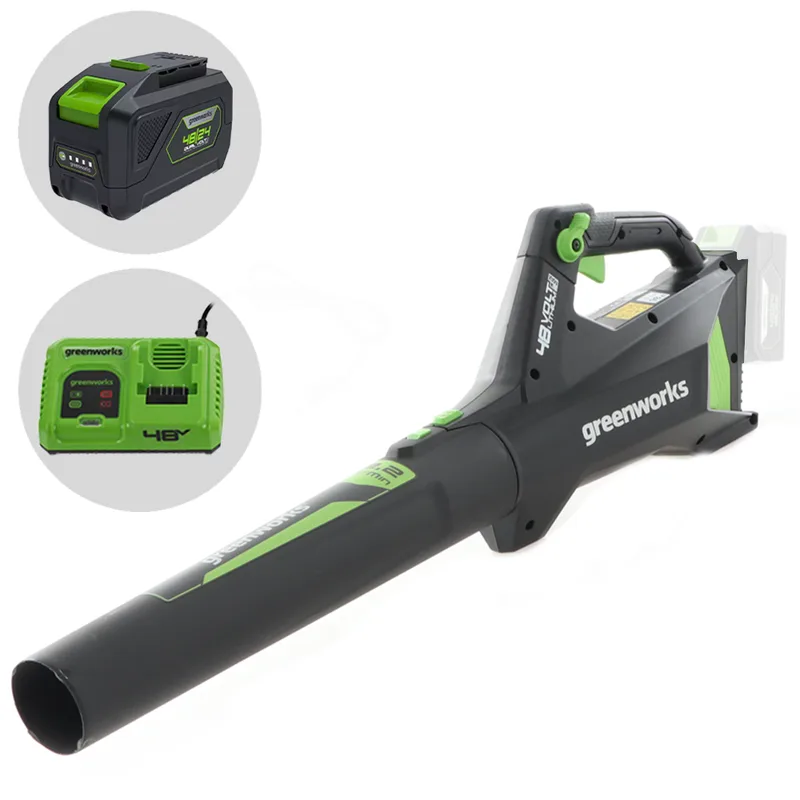 Greenworks G48AB - Souffleur axial à batterie 48 V 5 Ah