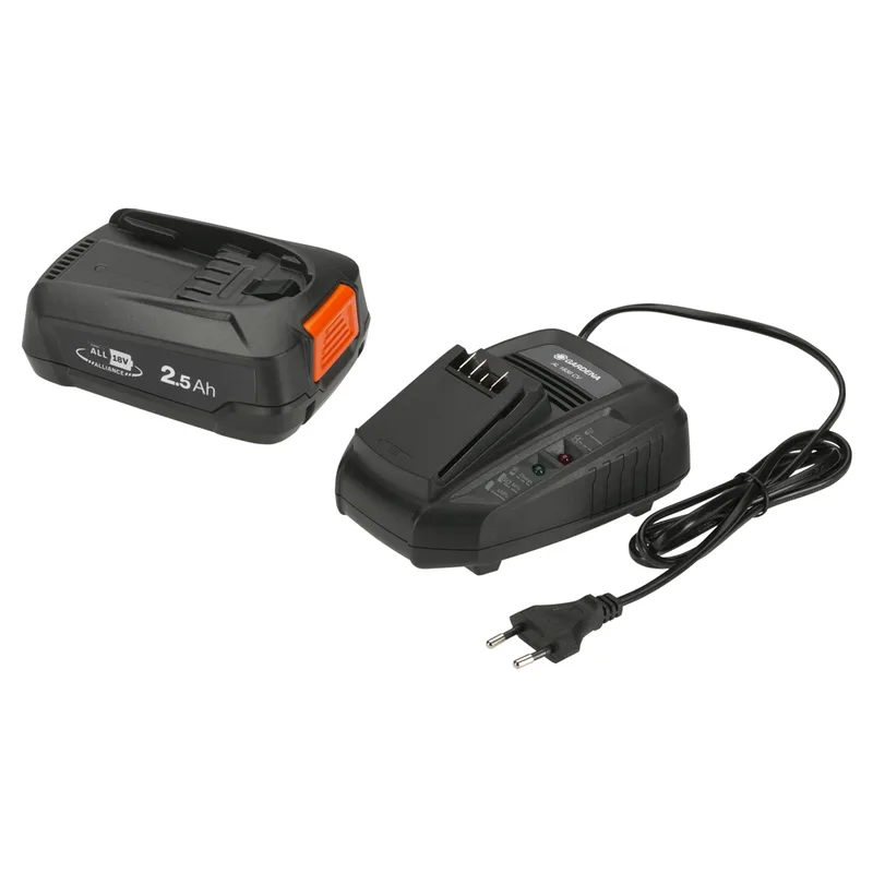 Kit de démarrage 18 V 2,5 Ah - Batterie + chargeur - Gardena