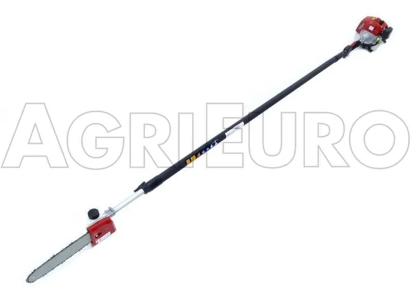 Perche élagueuse GeoTech Pro PP 270 EVO moteur thermique sur perche télescopique