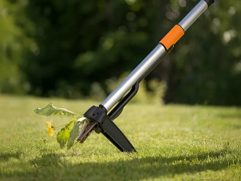 Fiskars SmartFit - Désherbeur manuel télescopique