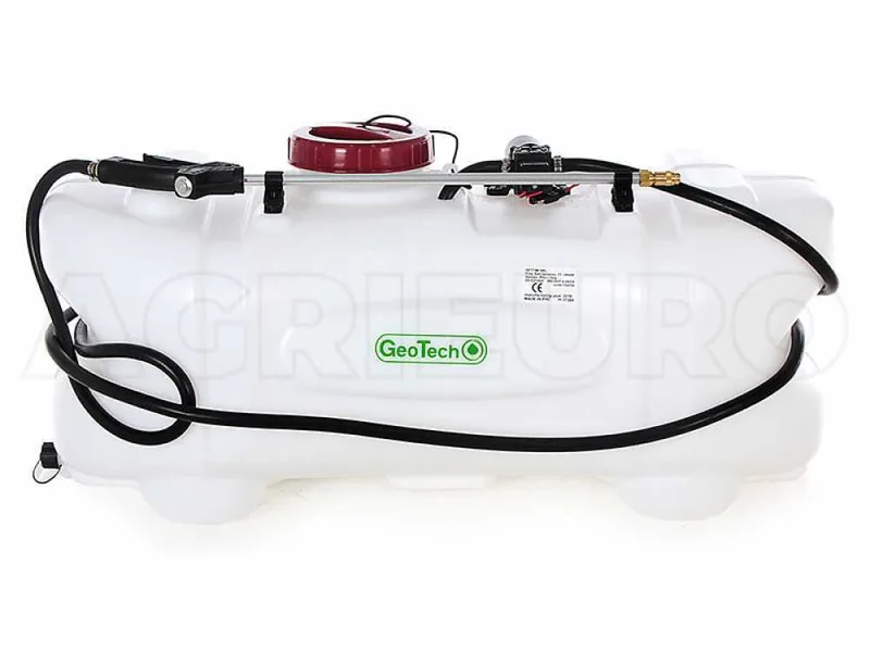 GeoTech CZ100A - Cuve de pulvérisation pour tracteur tondeuse - Pompe 12V - 100L