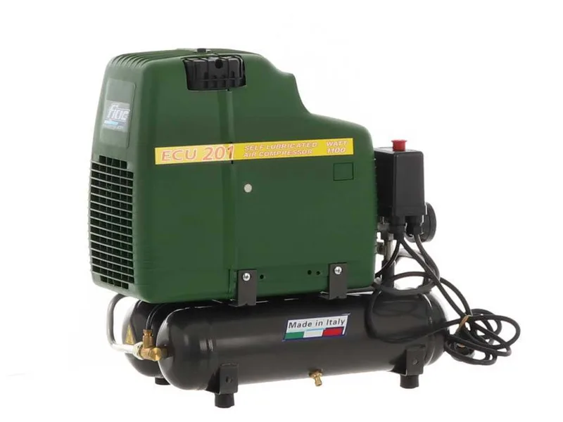 Fiac ECU 201 - Compresseur d'air électrique portatif monophasé, oil-less - Moteur 1.5 CV - 6 L