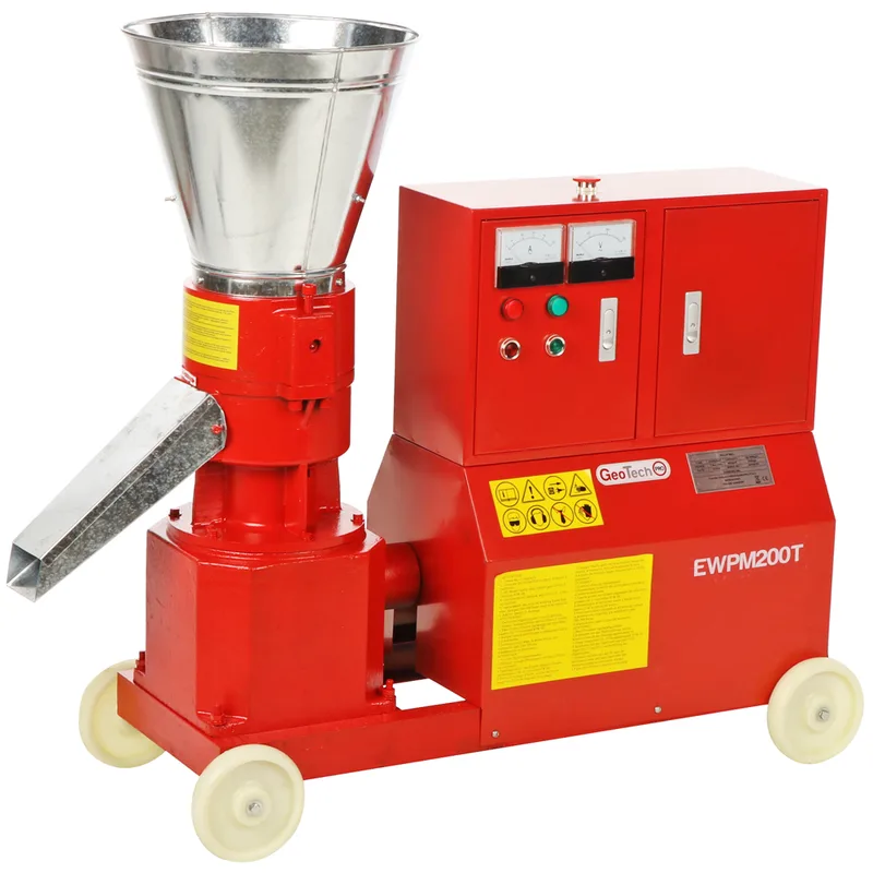 GeoTech Pro EWPM200T - Presse à pellets Triphasée - Fabrication de pellets pour le chauffage