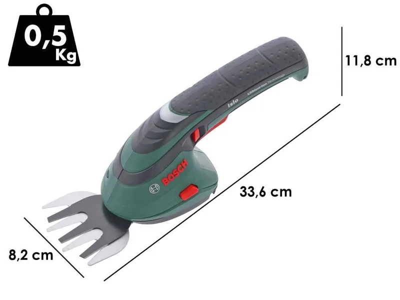 Bosch Isio - Cisaille à gazon avec batterie integrée - 3.6V 1.5Ah