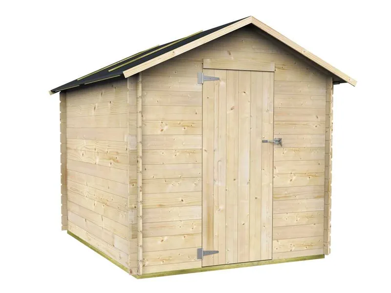 Alce Formia 178x218 - Abri de jardin en bois - Avec toit à deux versants - 178x218x188 cm