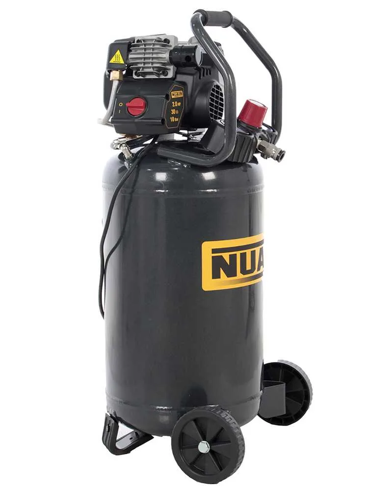 Nuair FU 227/10/30V - Compresseur d'air électrique portatif monophasé - Moteur 2 CV - 30 L