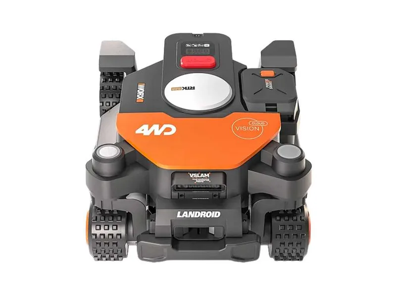 Worx Landroid Vision Cloud WR342E - Robot tondeuse 4WD - Sans installation - Cut-to-Zero inclus