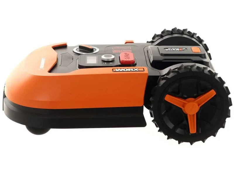 Worx Landroid WR147E.1 - Robot tondeuse - Avec périmètre - Batterie 20V et 4 Ah - L1000 - Abri