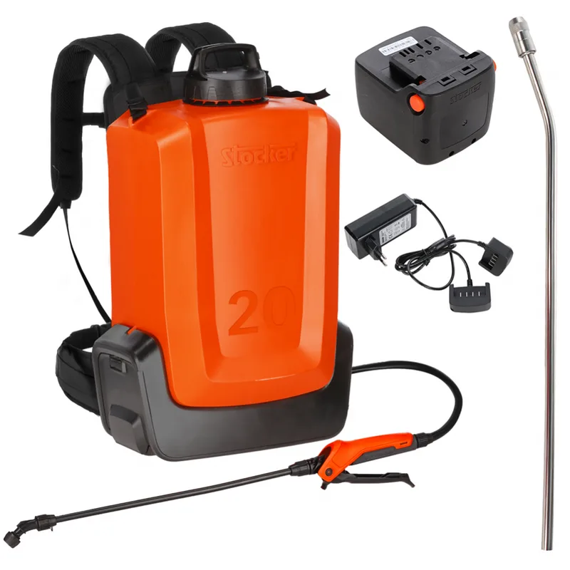 Stocker Ergomist 20 - Pompe de pulvérisation à dos à batterie - Cuve 20 L - 21 V 4 Ah