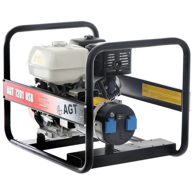 AGT 7201 HSB - Groupe électrogène 6.1 kW monophasé à essence - Continu 5.7 kW Monophasé