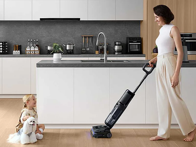 Tineco Floor One S7 Stretch Steam Plus - Aspirateur balai vapeur pour sols - 3 en 1 : nettoie, aspire et vaporise