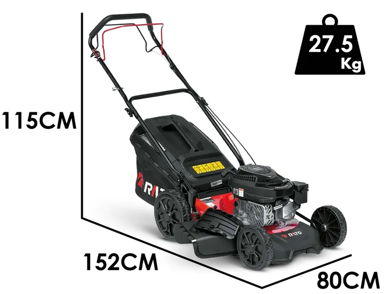 Rato Multipower RMS51Q-V170 - Tondeuse à gazon thermique tractée - Moteur Rato de 170 cm3