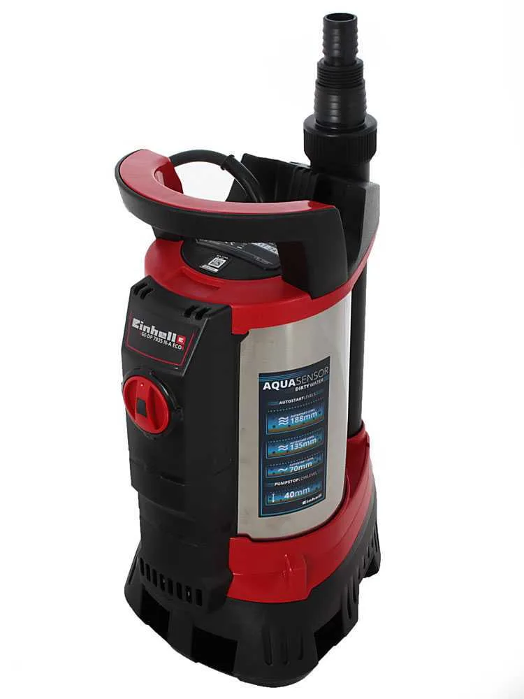 Pompe immergée électrique pour eaux chargées Einhell GE-DP 7935 N-A ECO - Aquasensor - 790 W