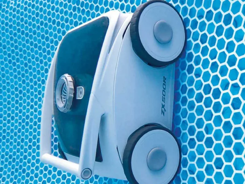 Robot nettoyeur de piscine à batterie Intex ZX500R