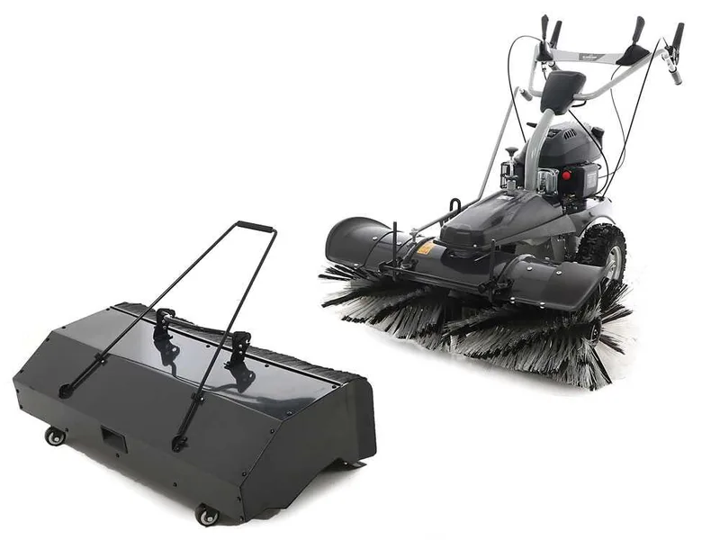 Balayeuse thermique Blackstone GS100V-C - Largeur de travail 100 cm - avec bac de ramassage