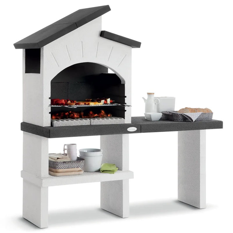 Palazzetti Ravello - Barbecue à bois et charbon en maçonnerie