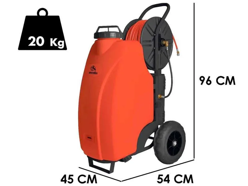 Pulvérisateur à batterie 45L Trolley Ausonia