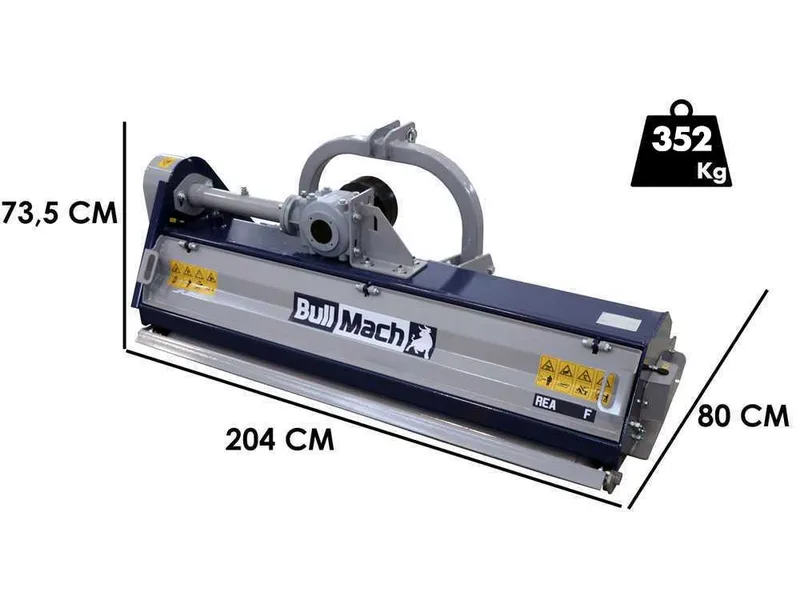 BullMach Rea 185 F - Broyeur sur tracteur - Série médium
