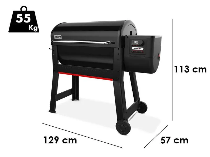 Weber Smoque XL - Barbecue à pellets et fumoir