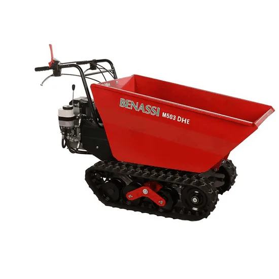 Benassi M503E DH - Brouette motorisée à batterie avec moteur EGO - 56V 12Ah - Basculement hydraulique