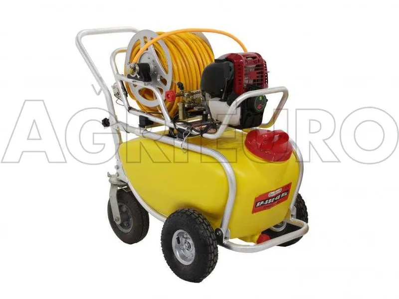 Pompe agricole thermique à chariot en aluminium GeoTech SP 550 4S ALU - 4 temps à essence