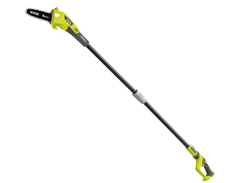 Ryobi RPP182020 - Élagueuse à batterie sur perche télescopique - Barre de 20 cm - 18V 2Ah