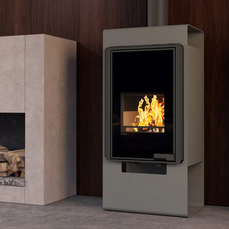 Poêle à bois HS Flamingo Deluxe Singa Gris