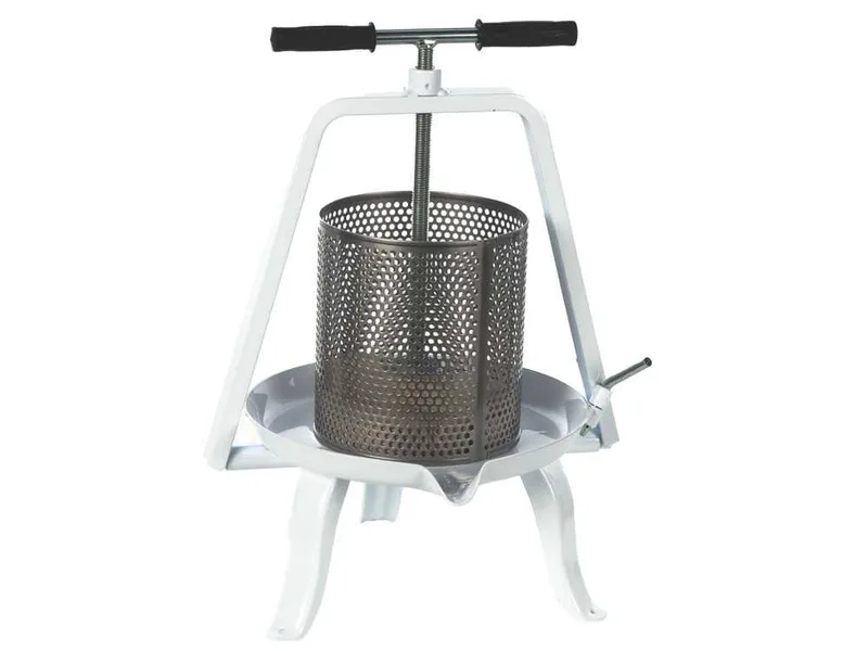Enotecnica Pillan – Pressoir à vis pour fruits et légumes 9 L – Cage en acier inoxydable