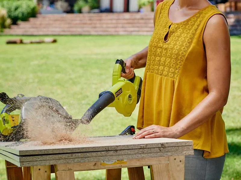 Ryobi R18TB-0 - Souffleur sans fil compact 18 V 4 Ah