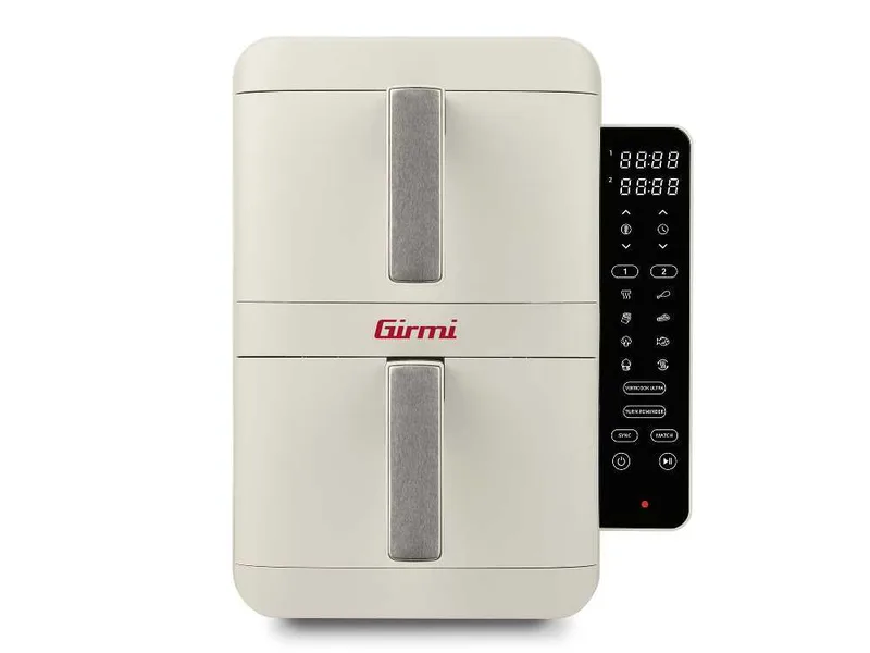 Girmi FG41 EcoFrit Dual - Friteuse à air numérique à double panier 9 L