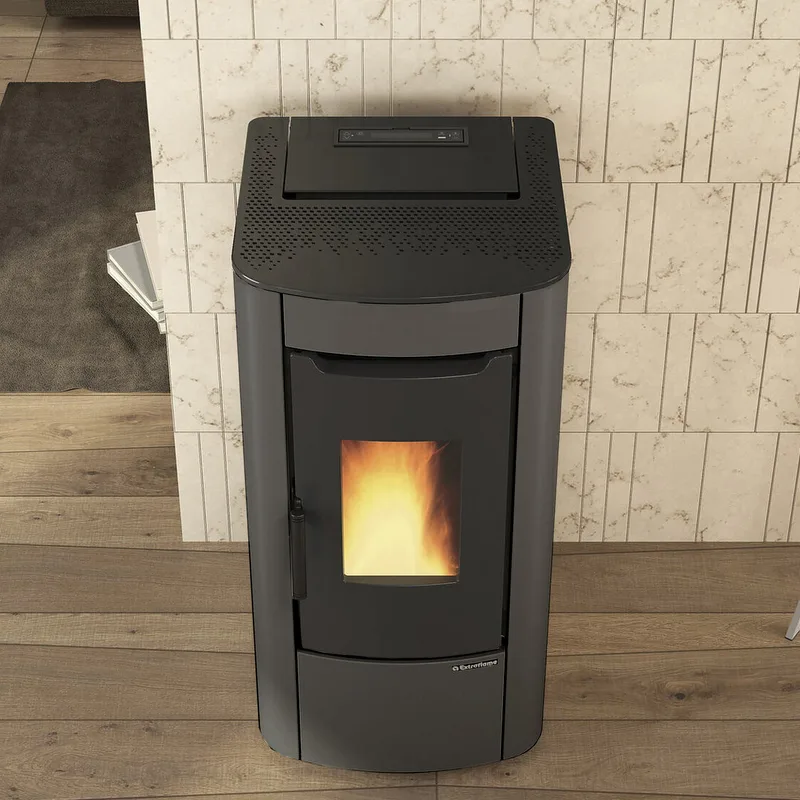 Extraflame Sabry AD Poêle à granulés Prestige Line gris graphite