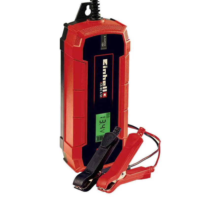 Einhell CE-BC 6M - Chargeur de voiture automatique - 12V - batteries de voiture et moto jusqu'à 150A