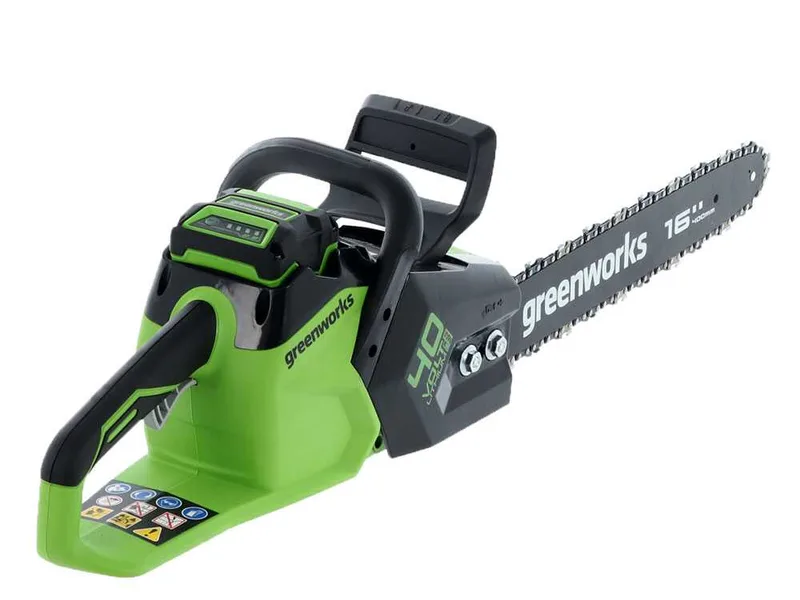 Greenworks GD40CS18 - Tronçonneuse à batterie 40 V - Guide de 40 cm