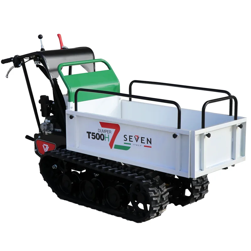 Brouette à chenilles Seven Italy T500H GX-E - benne extensible - charge 500 kg