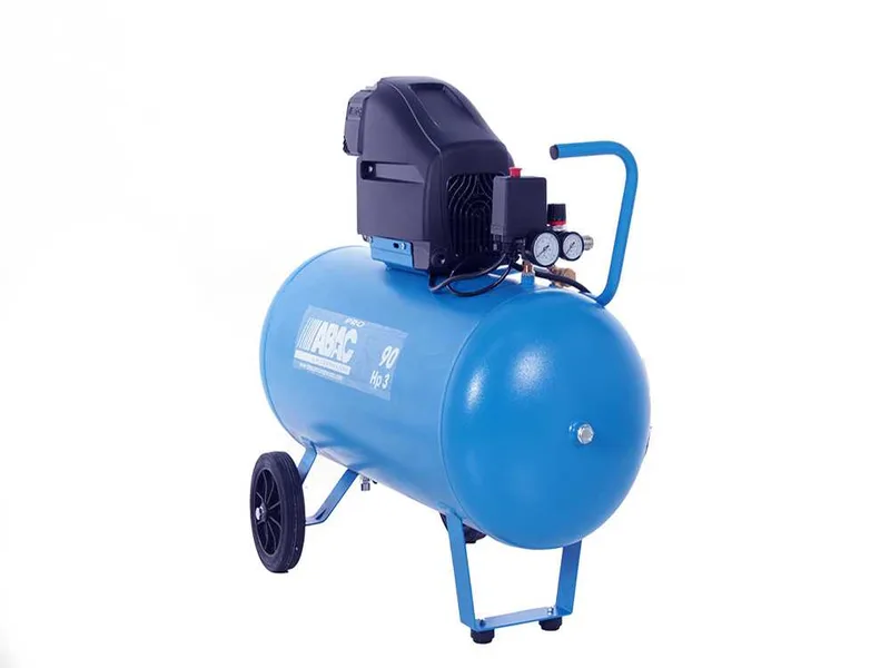 ABAC Estoril L30P - Compresseur d'air électrique sur roues - Moteur 3 CV - 90 litres