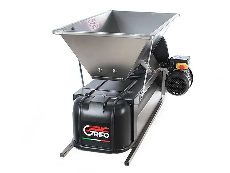 Grifo DMCI.18 - Fouloir-Egrappoir électrique en acier INOX - Avec protections incluses