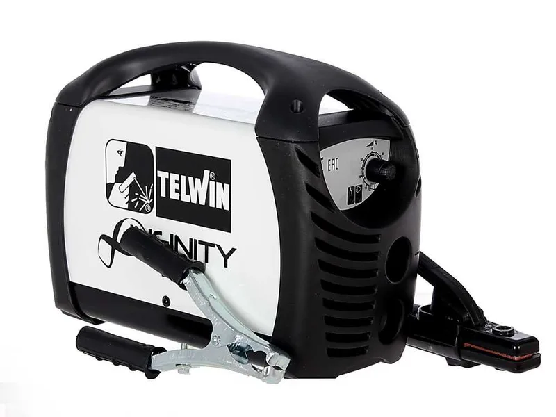 Poste à souder inverter à électrode en courant continu Telwin Infinity 150 - 130 A - avec Kit