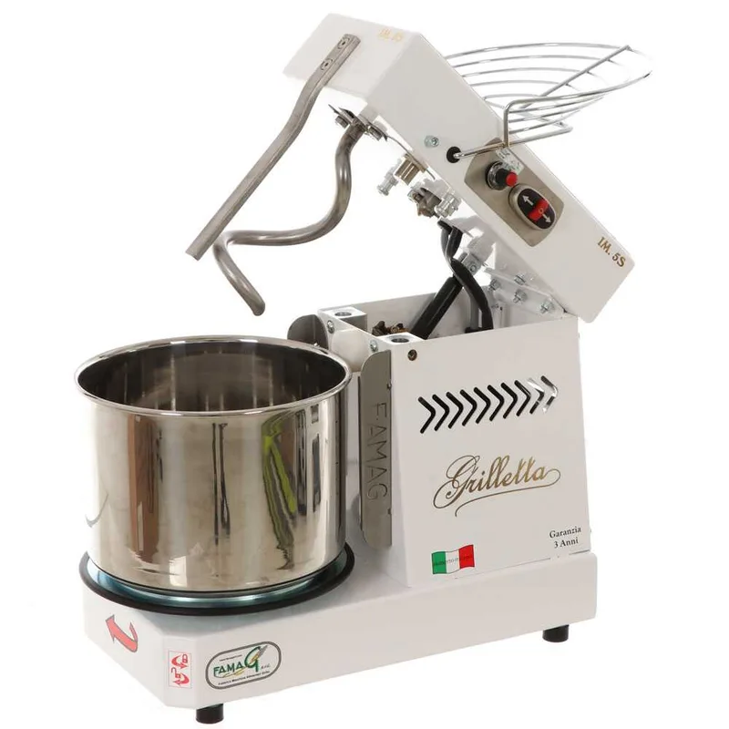 Pétrin à spirale à haut niveau d'hydratation Famag Grilletta IM 5-S -10V-HH
