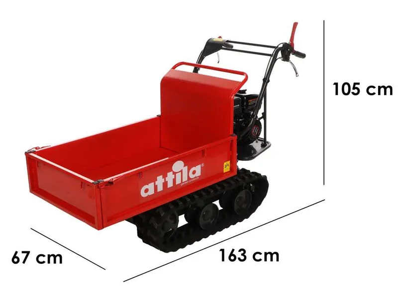 Attila ATT 300 C - Brouette à moteur extensible à chenilles - Charge 300Kg