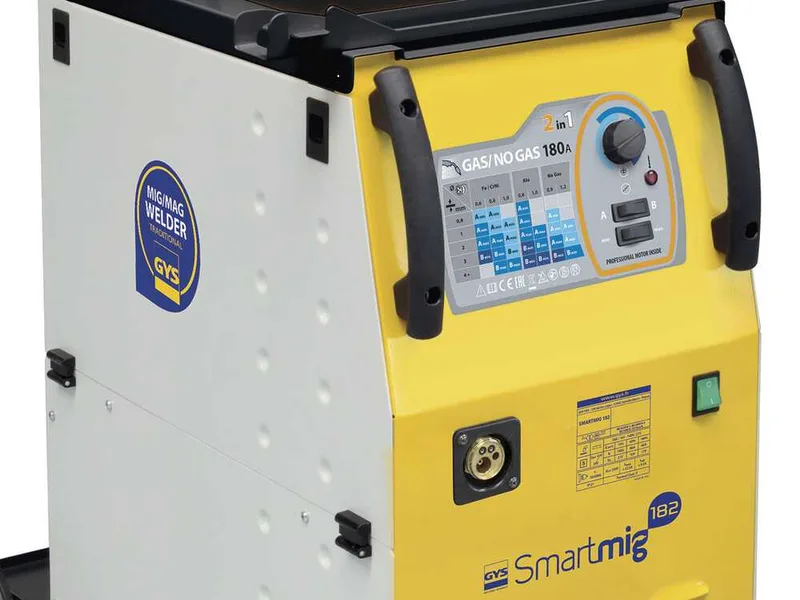 Gys smartmig 182 - Poste à souder traditionnel à transformateur (mig/mag : gaz, no gaz) - à courant continu (DC)