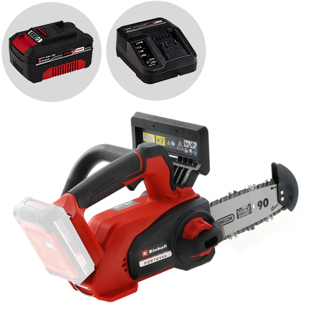 Einhell Fortexxa 18/20 TH - Tronçonneuse de taille à batterie 18V 4Ah