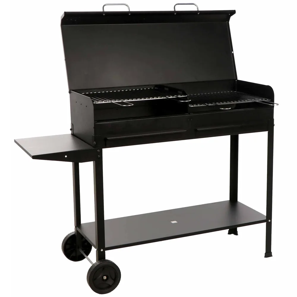 Mille Polifemo Big - Barbecue à charbon en fer artisanal - 2x 47,5x37 cm