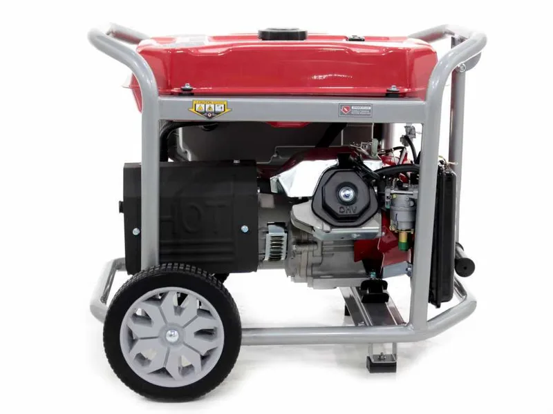 GeoTech Pro GGP 8000-3 ES - Groupe électrogène sur chariot avec AVR 6.5 kW - Continue 6 kW triphasée