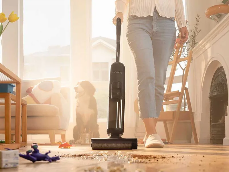 Tineco Floor One S5 Extreme - Autolaveuse intelligente à batterie - 3 en 1 : nettoie, sèche et aspire